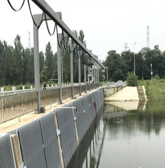 常青泵站二期土建工程，攔污柵橋、撈草機(jī)